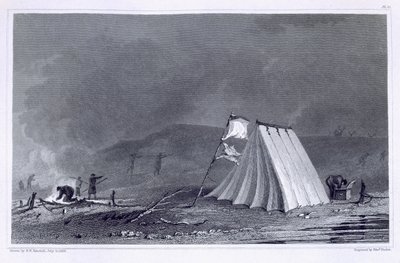 Encampment in Browell Cove, from 